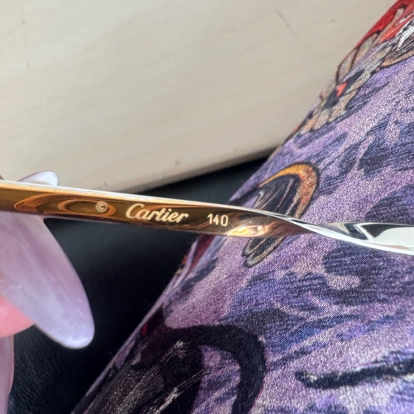 Cartier Pink Gold Gradient Sunglasses - Picture 9 of 12